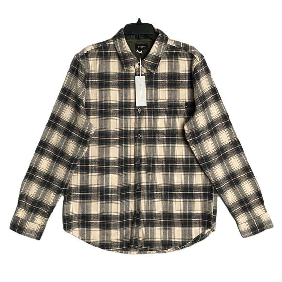 AG Los Angeles Men's Large "Aiden" Flannel Shirt Classic Fit Plaid NEW - Picture 2 of 13